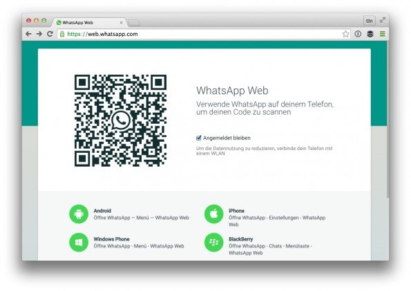 Anleitung So Funktioniert Whatsapp Web