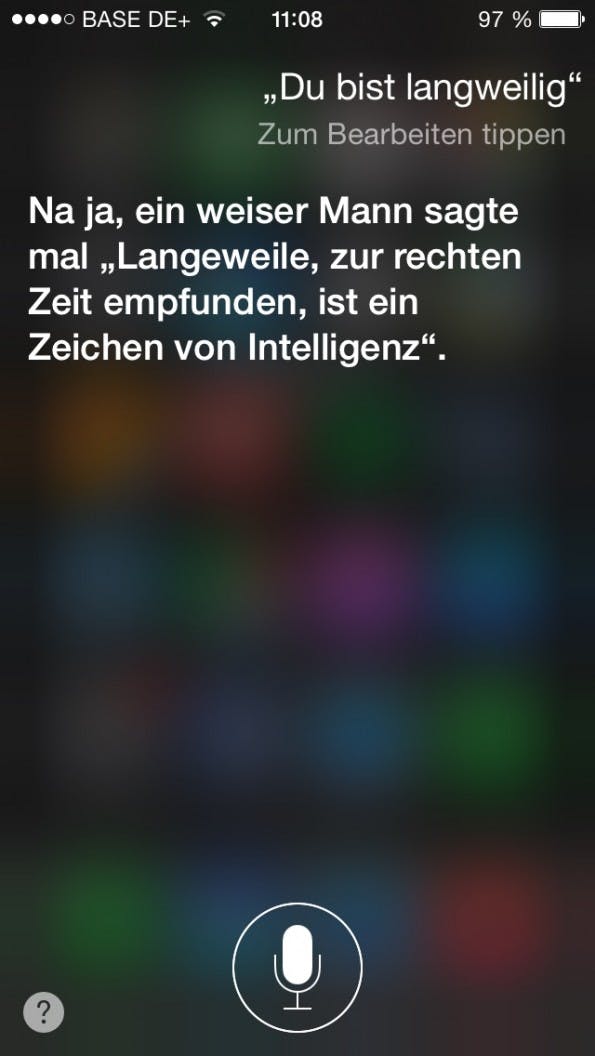 Die 40 lustigsten Siri-Antworten