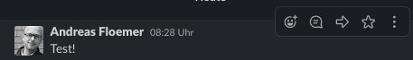 Hinter den drei Punkten verbirgt sich die „Bearbeiten“-Funktion. (Screenshot t3n, Slack)