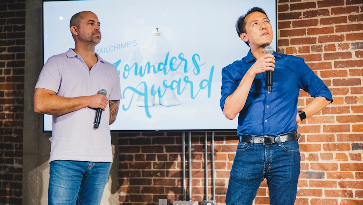 Mailchimp-Gründer Ben Chestnut (rechts) und Dan Kurzius. (Bild: Mailchimp) Mehr als nur ein E-Mail-Dienst: Mailchimp will zur Full-Marketing-Plattform werden