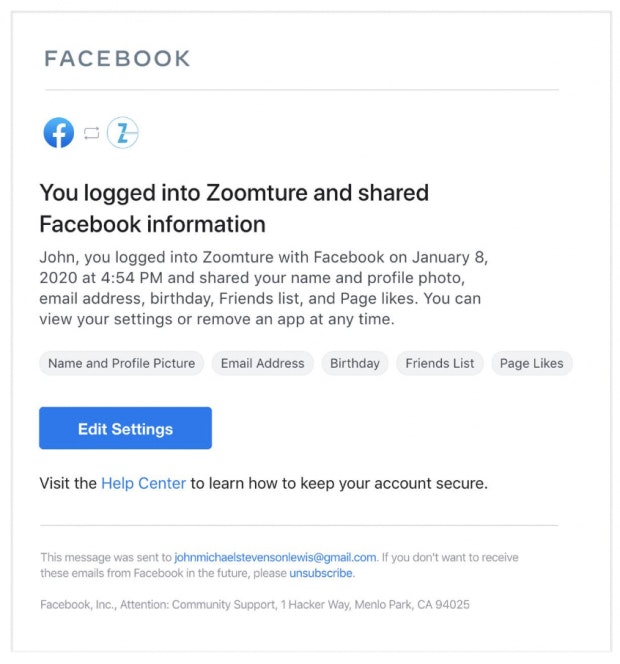 Login Notifications Facebook Informiert Nutzer Proaktiv Uber Drittanbieterzugriff Login Notifications Facebook Informiert Nutzer Proaktiv Uber Drittanbieterzugriff