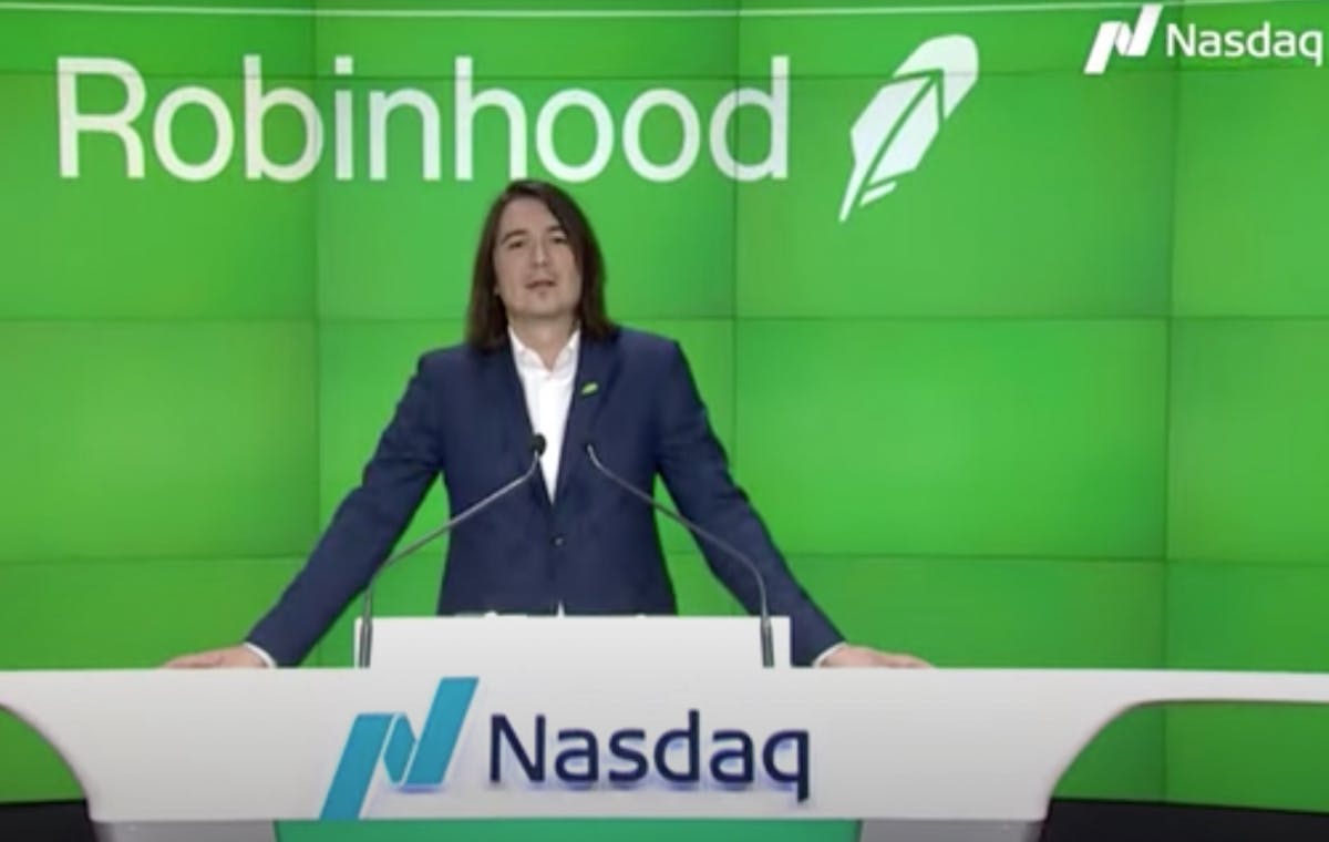 Shares 10 percent down: Robinhood trading app disappoints ...