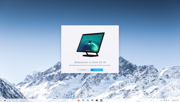 Zorin OS 16. (Screenshot: Enno Park)
