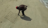 Google Street View: Gedicht am Strand von Kap Verde gibt Rätsel auf