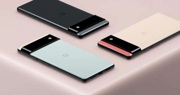 Die drei Farben des Pixel 6