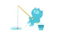 Such-Troll: Google bringt drolligen Eisfischer auf leere Suchergebnisseite