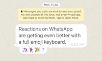 Whatsapp kündigt Erweiterung von Emoji-Reaktionen an